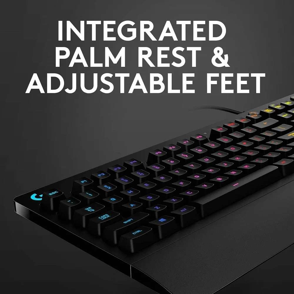 Logitech G213 Prodigy RGB Gaming Keyboard LIGHTSYNC‎ Wired Spill-Resistant